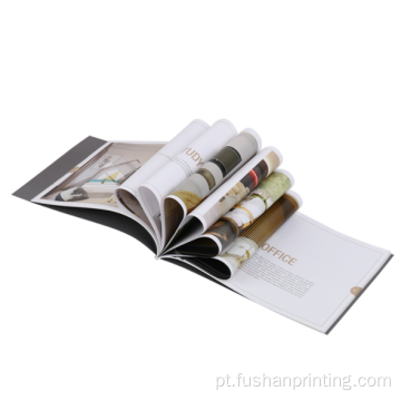 Impressão personalizada do catálogo do softcover